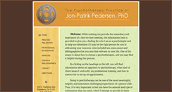 Desktop Screenshot of drjonpedersen.com